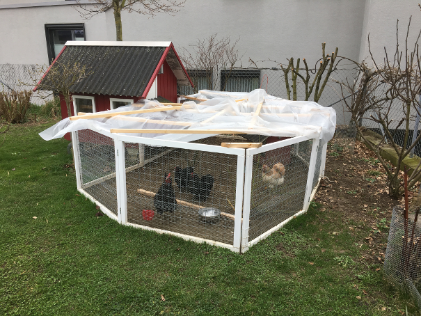 mitgenommenen Überdachung